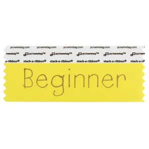 SBEGICAGO_01 Canary Beginner badge ribbon