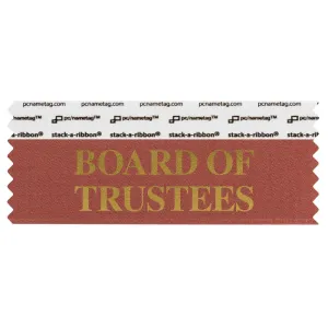 SBOTRMOGO_01 mocha board of trustees badge ribbon