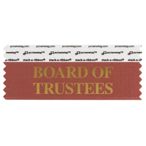 SBOTRMOGO_01 mocha board of trustees badge ribbon