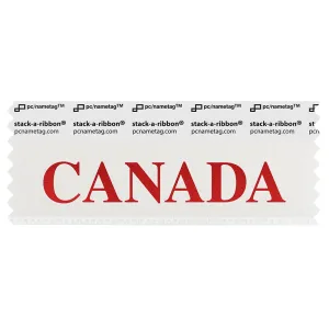 SCANAWHRE_01 white canada badge ribbon