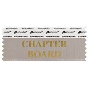 SCHBOGYGO_01 gray chapter board badge ribbon