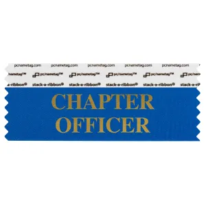 SCHOFBLGO_01 Blue Chapter Officer badge ribbon