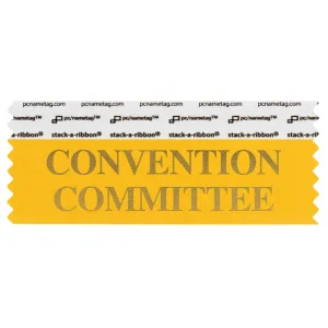SCOCOGOGO_01 gold convention committee badge ribbon