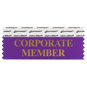 SCORMVIGO_01 violet corporate member badge ribbon