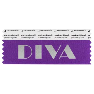 SDIVAVISL_01 violet diva badge ribbon