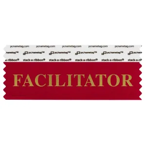 SFACIREGO_01 red facilitator badge ribbon