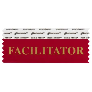SFACIREGO_01 red facilitator badge ribbon