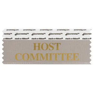 SHOCOGYGO_01 gray host committee badge ribbon