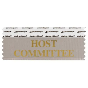 SHOCOGYGO_01 gray host committee badge ribbon