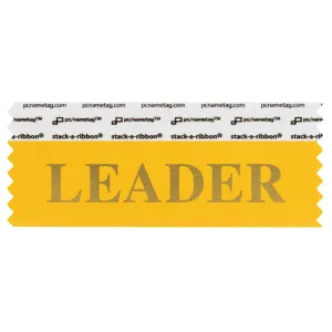 SLEADGOGO_01 gold leader badge ribbon