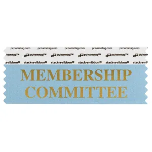 SMECOCOGO_01 light blue membership committee badge ribbon