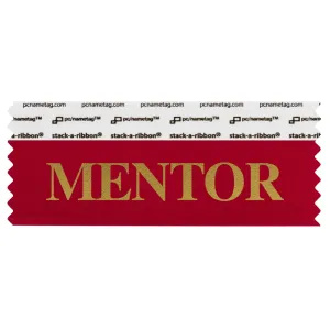SMENTREGO_01 red mentor badge ribbon