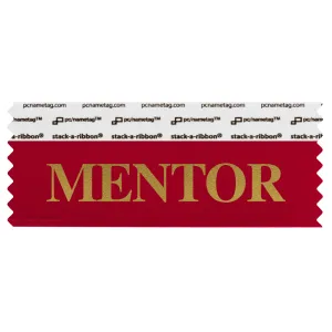 SMENTREGO_01 red mentor badge ribbon