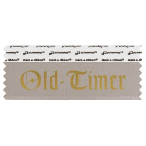 SOLDTGYGO_01 gray old timer badge ribbon