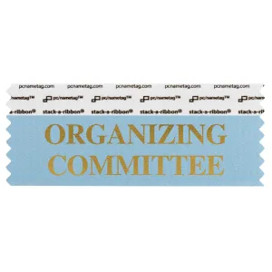 SORCOCOGO light blue Organizing Committee badge ribbon