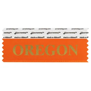 SOREGORGO_01 orange oregon badge ribbon