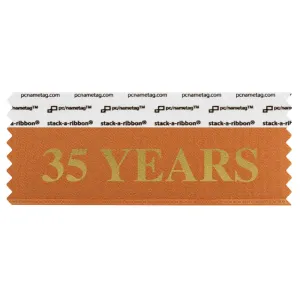 STHYECAGO_01 Caramel 35 years badge ribbon