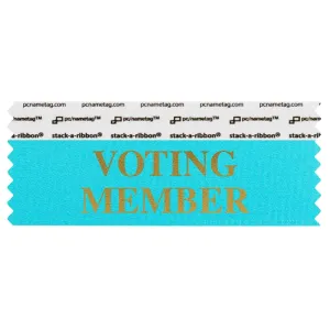 SVOMEJBGO_01 jewel blue voting member badge ribbon