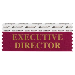 SXEDIMAGO_01 maroon executive director badge ribbon