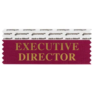 SXEDIMAGO_01 maroon executive director badge ribbon