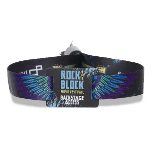 Custom RFID wristband with full color event logo