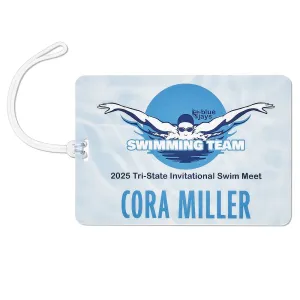 sports bag tag personalized
