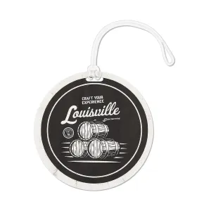 custom circle bag tag