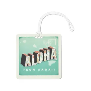 custom square bag tag