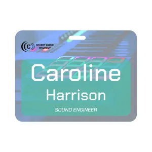 4 inch x 3 inch full color custom event badge