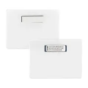 4" x 3" Name Tag Holder with Magnet on back