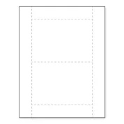 4-1/4" x 6" blank Agenda Paper Inserts for events