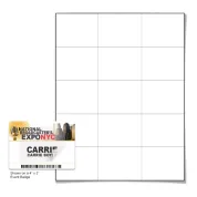 2-1/4" x 2-13/16" clear adhesive labels for use with an inkjet printer