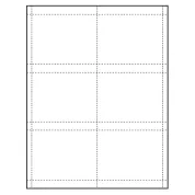 4" x 3" full bleed printing Paper Name Tag Inserts