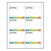 4" x 3" Paper Name Tag Inserts compatible with laser and inkjet printers