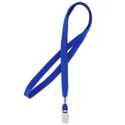 budget friendly blank lanyard is made from lightweight stain resistant fabric