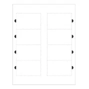 Print the number of inserts you want with your inkjet printer and use the rest later for new staff members