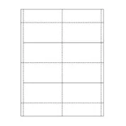 4inch x 2-1/16inch blank Paper Name Tents