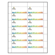 2-15/16 x 1-9/16  Paper Name Tag Insert pre-printed with your logo