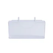 Plastic bin with hooks to hold badge ribbons