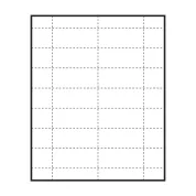 2-15/16" x 1-5/16" blank paper inserts to fit inside Polar™ Badges