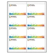 4" x 2-1/2" Paper Name Tag Inserts compatible with laser and inkjet printers