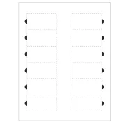 Print the number of inserts you want with your inkjet printer and use the rest later for new staff members