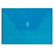 see through envelope with velcro fastener for event registration