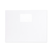 13" x 10" White Eco Paper Registration Envelope has printer-friendly Digiclear material