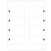 Print the number of inserts you want with your laser printer and use the rest later for new staff members