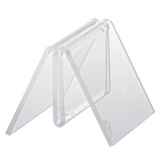 reusable plastic name tent holder
