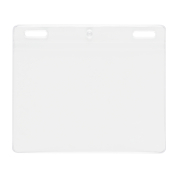 4" x 3" name tag holder made with 38% thicker material and stronger edge welds