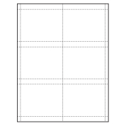 4" x 3" full bleed printing Paper Name Tag Inserts