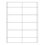4inch x 2-1/16inch blank Paper Name Tents