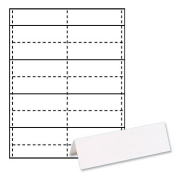 4inch x 1.25inch blank Paper Place Tents that you can print at home